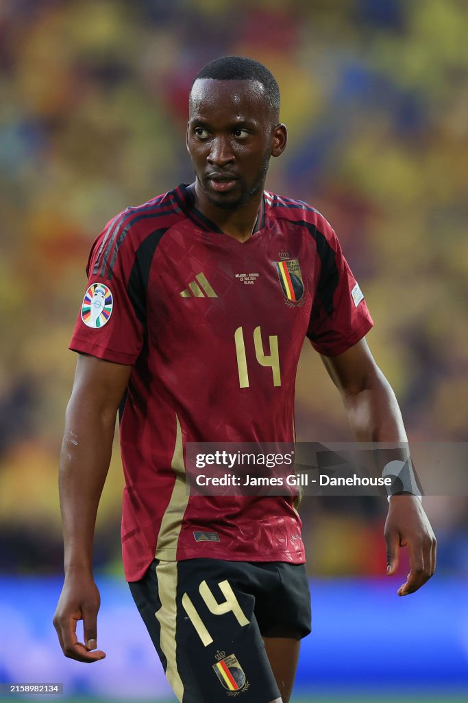 Dodi Lukebakio Of Belgium During The UEFA EURO 2024 Group Stage Match dodi-lukebakio-of-belgium-during-the-uefa-euro-2024-group-stage-match