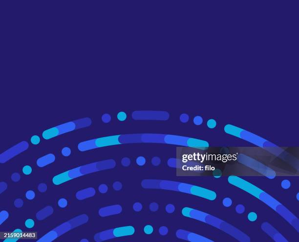 illustrazioni stock, clip art, cartoni animati e icone di tendenza di curve di cerchio linee astratte sfondo moderno - attrezzatura per le telecomunicazioni