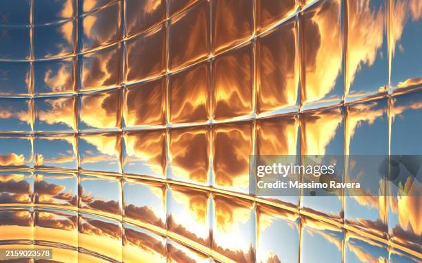 metallic surface reflecting sunset light. - titanium fire stock pictures, royalty-free photos & images