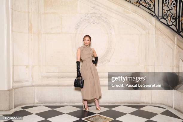 Jennifer Lopez attends the Christian Dior Haute Couture Fall/Winter 2024-2025 show as part of Paris Fashion Week on June 24, 2024 in Paris, France.