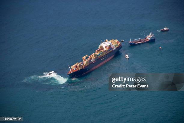 Crashed Container Ship 1,420 Container Ship Crash Stock Photos, High-Res Pictures, and Images ...