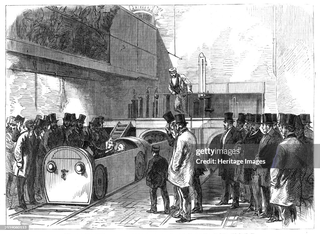 The Pneumatic Despatch Tube: The Holborn End Of The Tube On The Opening Day