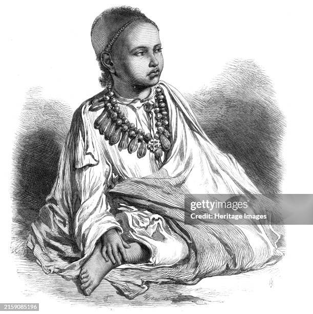 Dejatch Alamaeo, son of Theodore, late King of Abyssinia, 1868. The infant...now both fatherless and motherless,...is named Alamaeo or Allumahyu ,...