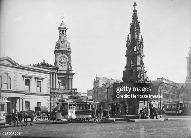 Princes Street, Dunedin, circa 1880s. Creator: Burton Brothers.