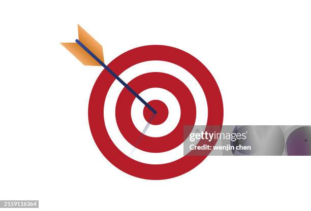 ilustrações de stock, clip art, desenhos animados e ícones de dart with bullseye icon - alvo de dardo