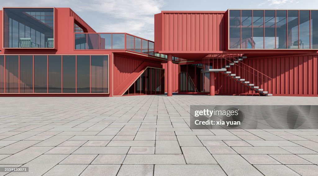 Modern duplex container house