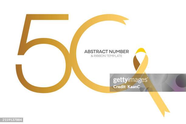 nummer 50. vorlage für abstrakte zahlen. jahrestag nummer und band vorlage isoliert, jahrestag symbol etikett, jahrestag symbol vektor stock illustration - 50 jahrestag stock-grafiken, -clipart, -cartoons und -symbole