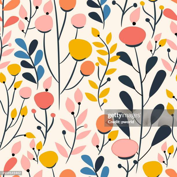 Floral Seamless Pattern High-Res Vector Graphic - Getty Images