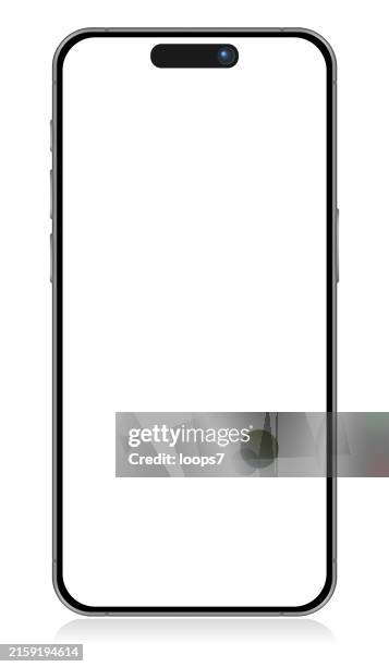 modern smartphone vector mockup - web prototype stock illustrations