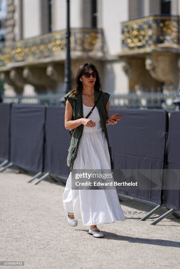 Street Style - Paris Fashion Week - Haute Couture Fall/Winter 2024/2025 - Day One