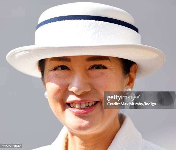 Empress Masako of Japan visits Westminster Abbey on day one of her and Emperor Naruhito of Japan's State Visit to the United Kingdom on June 25, 2024...