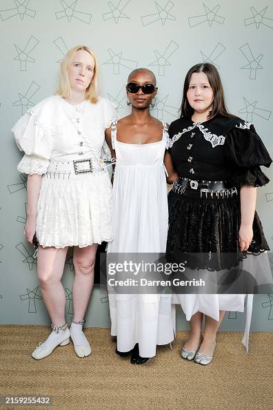 Emma Rhea Emma Chopova, Rhea Dillon and Laura Lowena attend the Serpentine ...