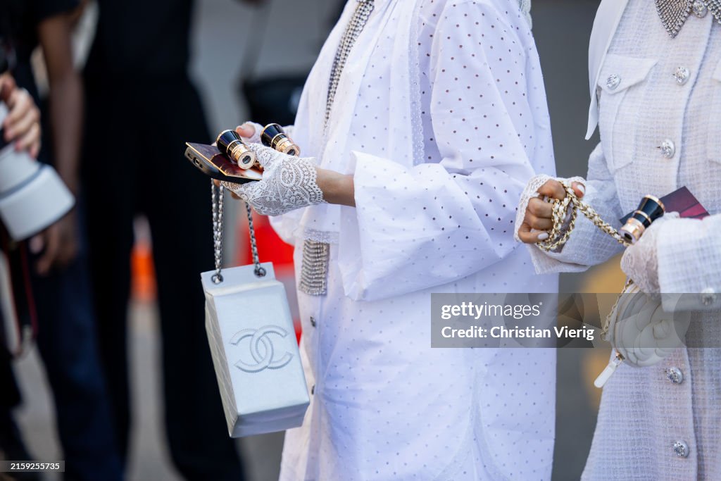 Street Style - Paris Fashion Week - Haute Couture Fall/Winter 2024/2025 - Day Two