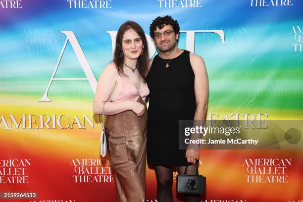 Abby Stein and Adam Eli attend the American Ballet Theatre New York Premiere of "Woolf Works" at The Metropolitan Opera on June 25, 2024 in New York...