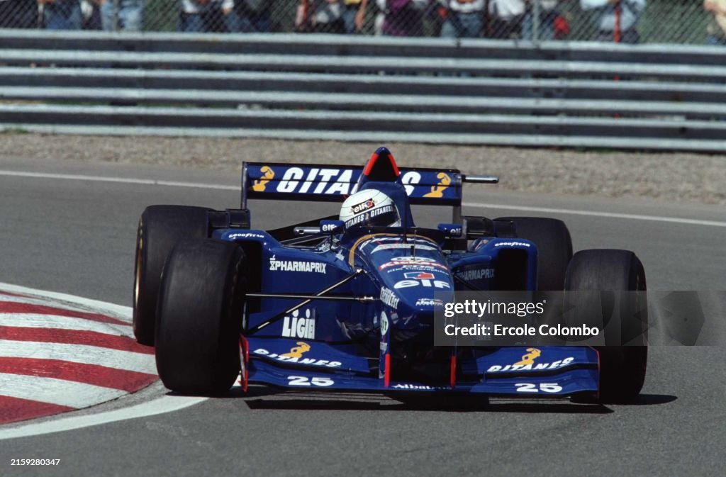 Martin Brundle, Ligier JS41 Mugen-Honda during the Canadian GP at ...