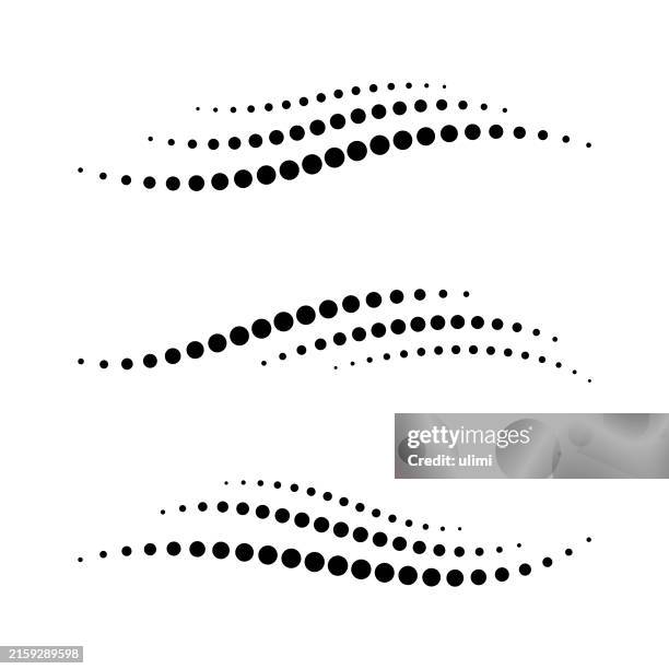 ilustraciones, imágenes clip art, dibujos animados e iconos de stock de abstract design elements - línea de puntos