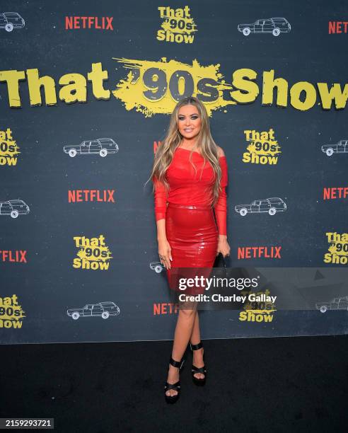 Carmen Electra attends That 90s Show Pt. 2 Celebration at Button Mash on June 25, 2024 in Los Angeles, California.