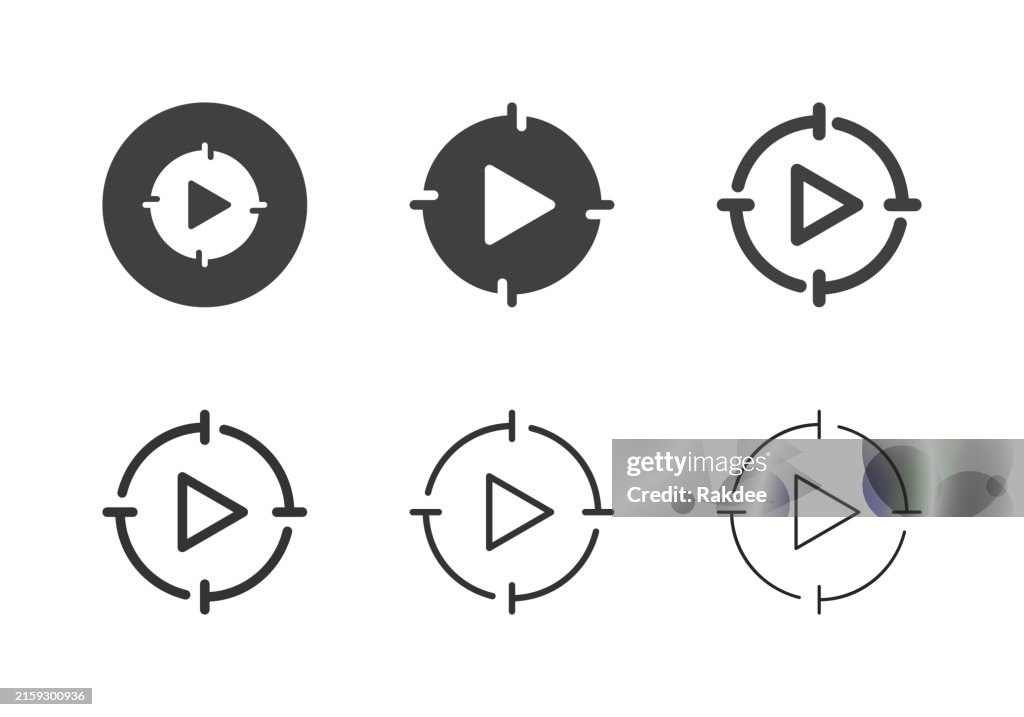 Video Target Content Icons - Multi Series