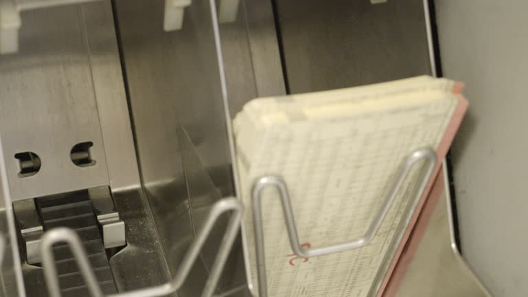 Punch Card Computer Stack 80 Computer Punch Cards Stock Videos, Footage, & 4K Video Clips - Getty ...
