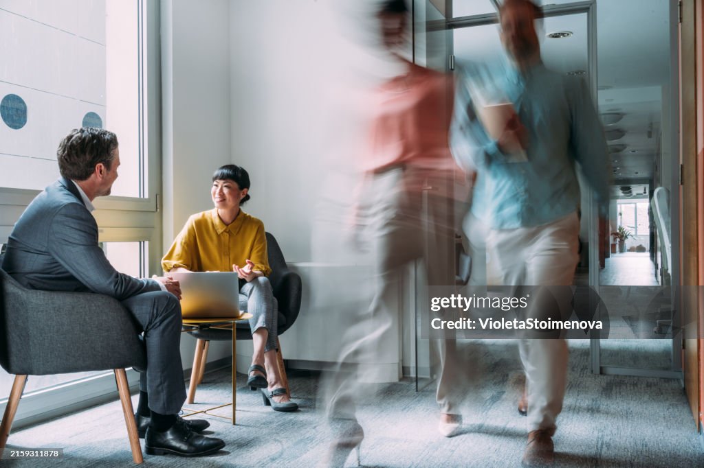 Business partners on meeting in the office.