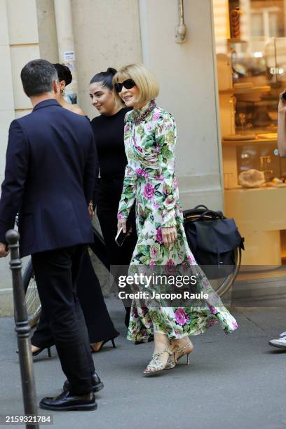 Anna Wintour attends the Balenciaga Haute Couture Fall/Winter 2024-2025 show as part of Paris Fashion Week on June 26, 2024 in Paris, France.