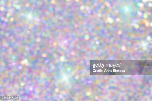 holographic sparkling background - aura stock pictures, royalty-free photos & images