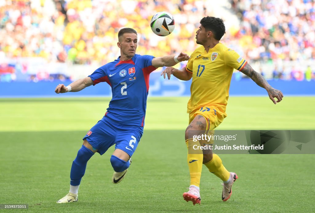 Slovakia v Romania: Group E - UEFA EURO 2024