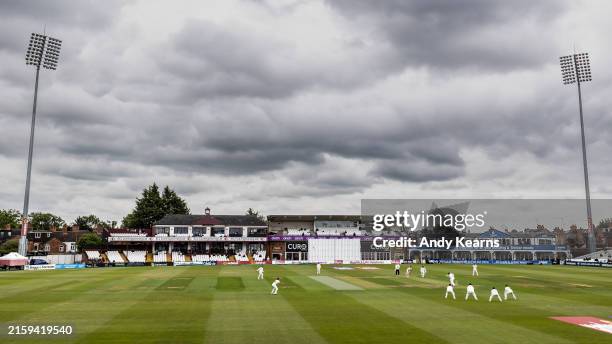 General view of the ground during the Vitality County Championship division two match between Northamptonshire and Sussex at The County Ground on...