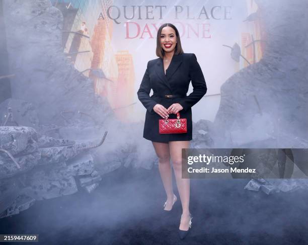 Sol Pena attends the New York Premiere of "A Quiet Place: Day One" in partnership with Tribeca Festival at AMC Lincoln Square on June 26 in New York,...