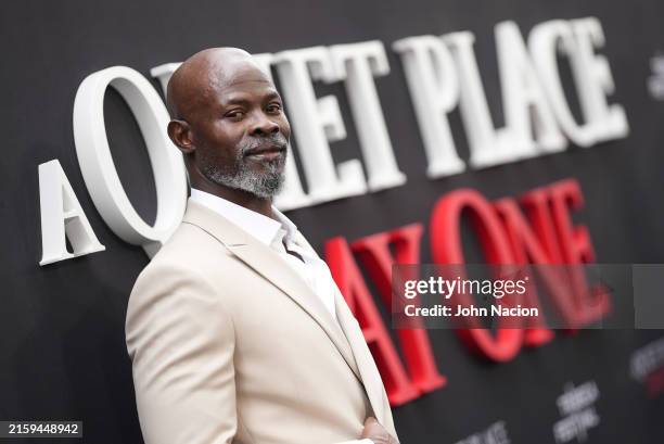 Djimon Hounsou attends the New York Premiere of "A Quiet Place: Day One" in partnership with Tribeca Festival at AMC Lincoln Square on June 26 in New...
