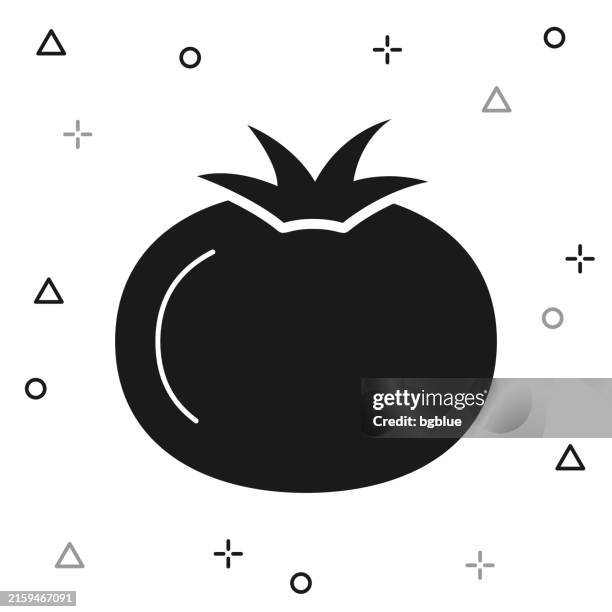 tomato. icon on white background - tomatoes stock illustrations