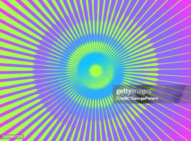 psychedelic circlular frame - acid stock illustrations