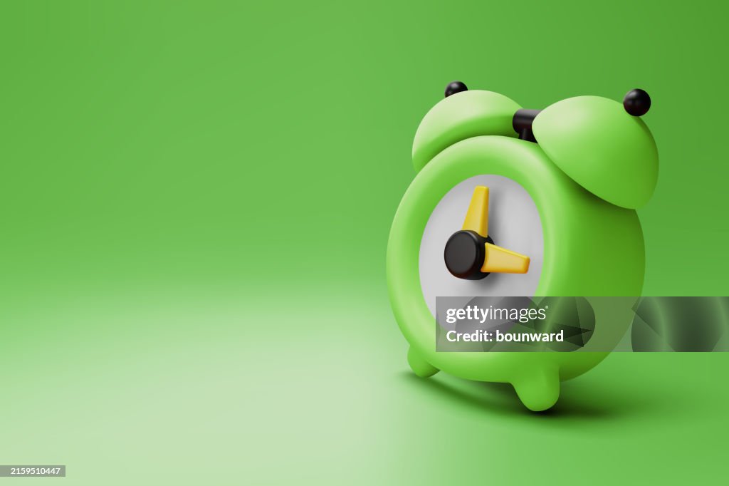 3d Alarm clock. Vector