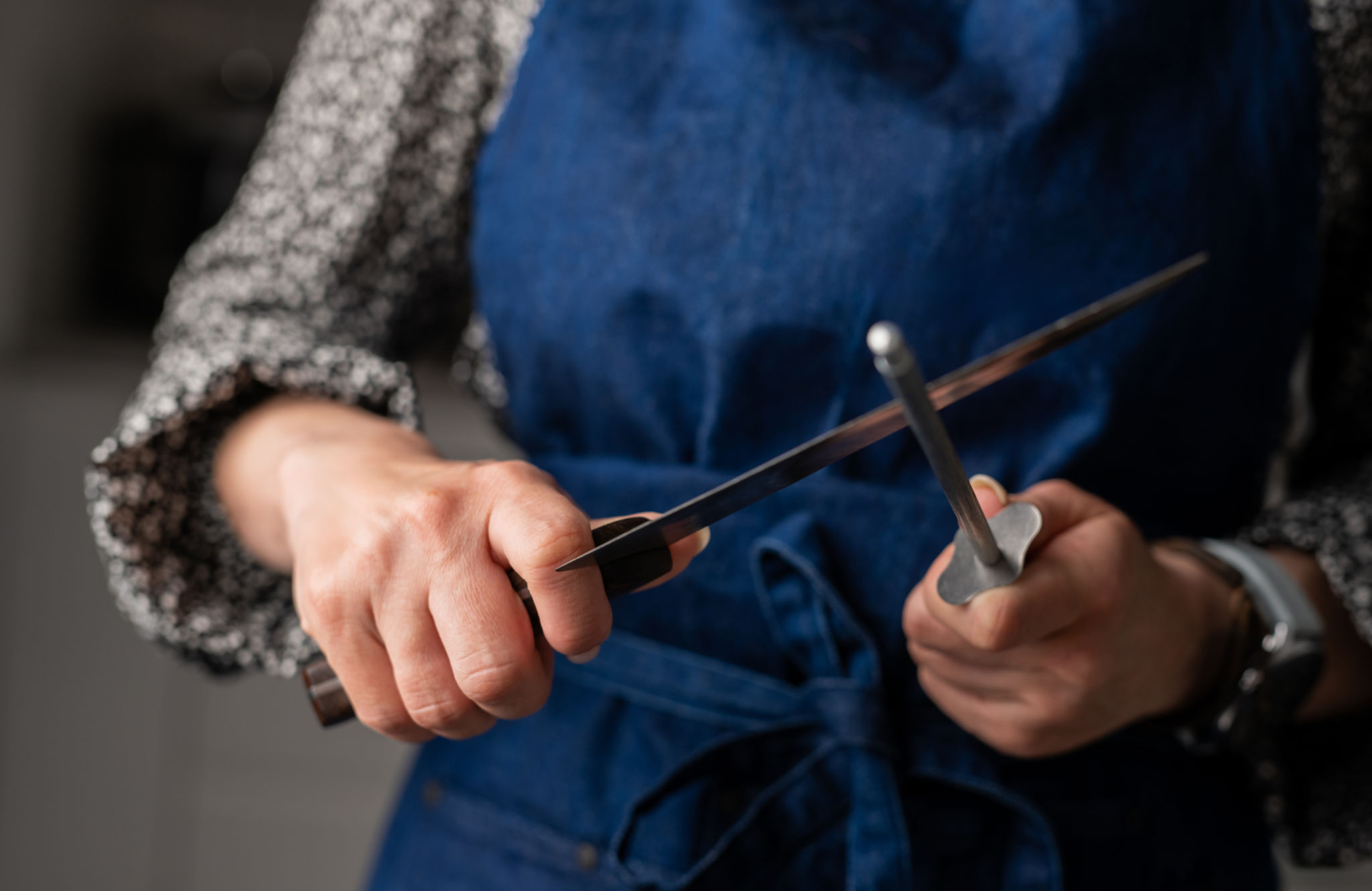 kitchen knife sharpening