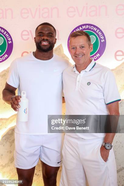 American tennis player Frances Tiafoe and Dan Bloxham, Head Coach at the All England Club and Master of Ceremonies, attend an exclusive preview of...