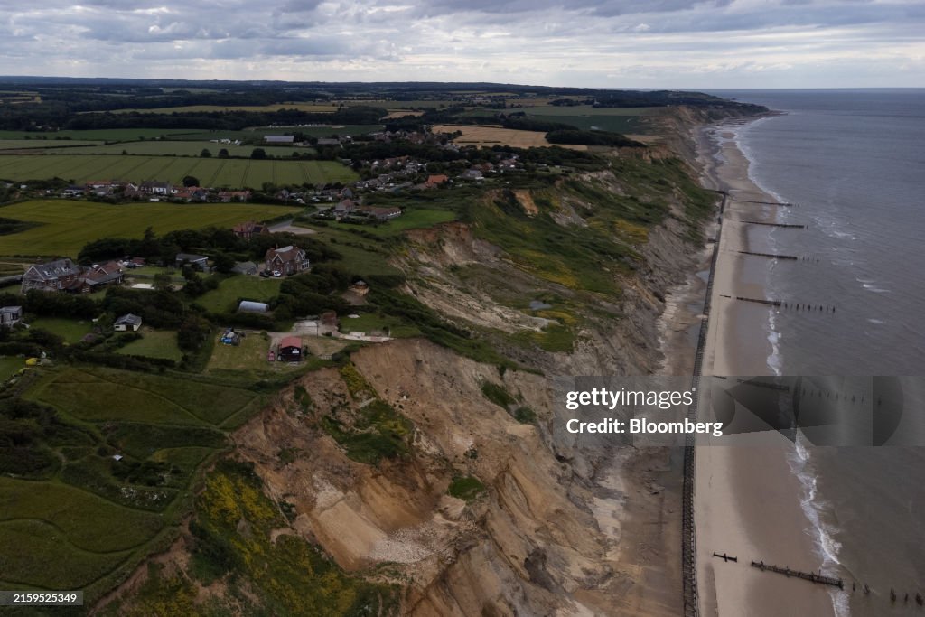 Coastal Erosion Along England's East Coast