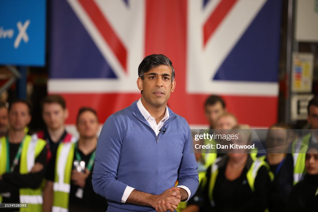 Rishi Sunak Campaigns In The Midlands