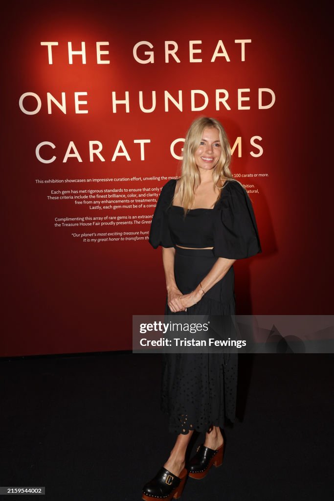 Sienna Miller Opens The Treasure House Fair in London