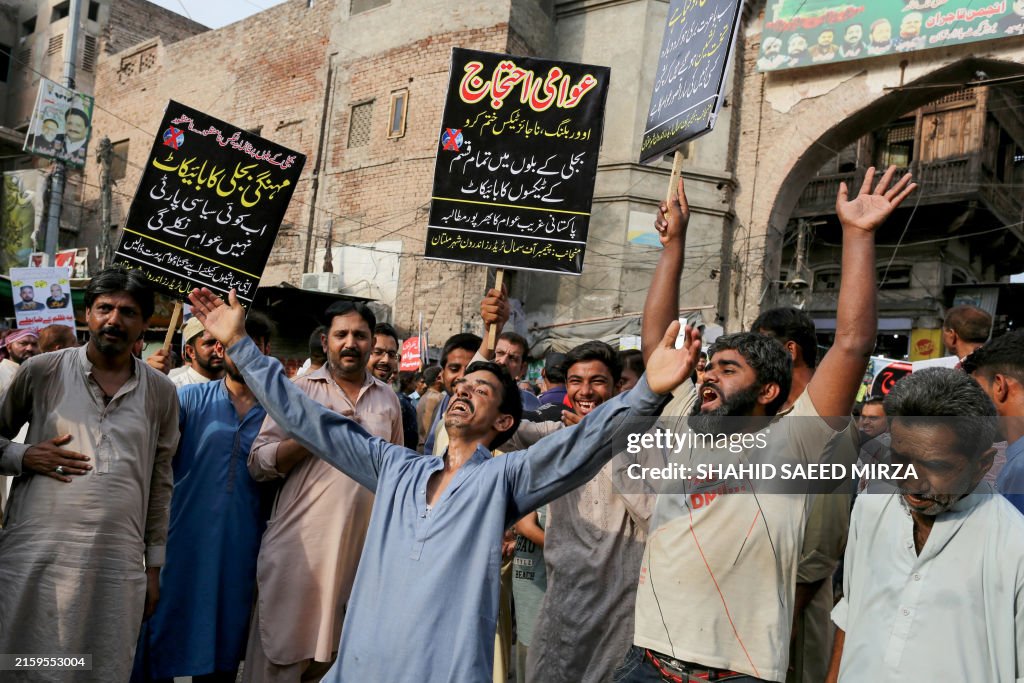 PAKISTAN-ECONOMY-PROTEST