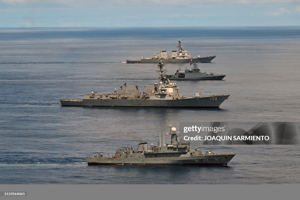 COLOMBIA-US-NAVY-MANOEUVRES