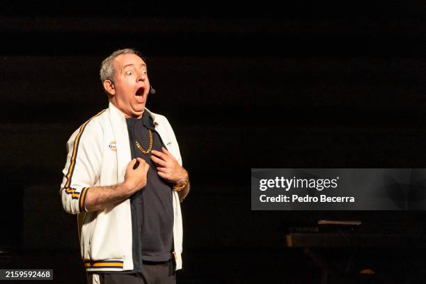 Rainald Grebe performs at Philharmonie on June 27, 2024 in Berlin, Germany.