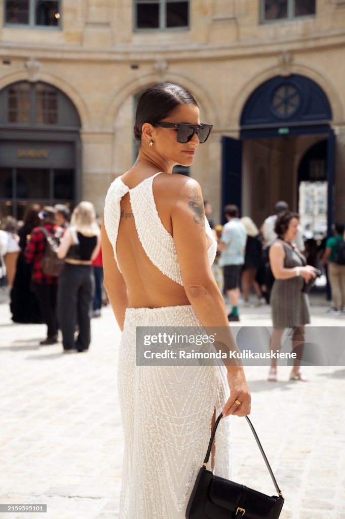 Street Style - Paris Fashion Week - Haute Couture Fall/Winter 2024/2025 - Day Four