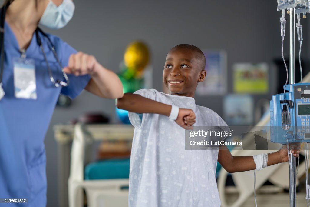 Esperando valientemente durante la quimioterapia