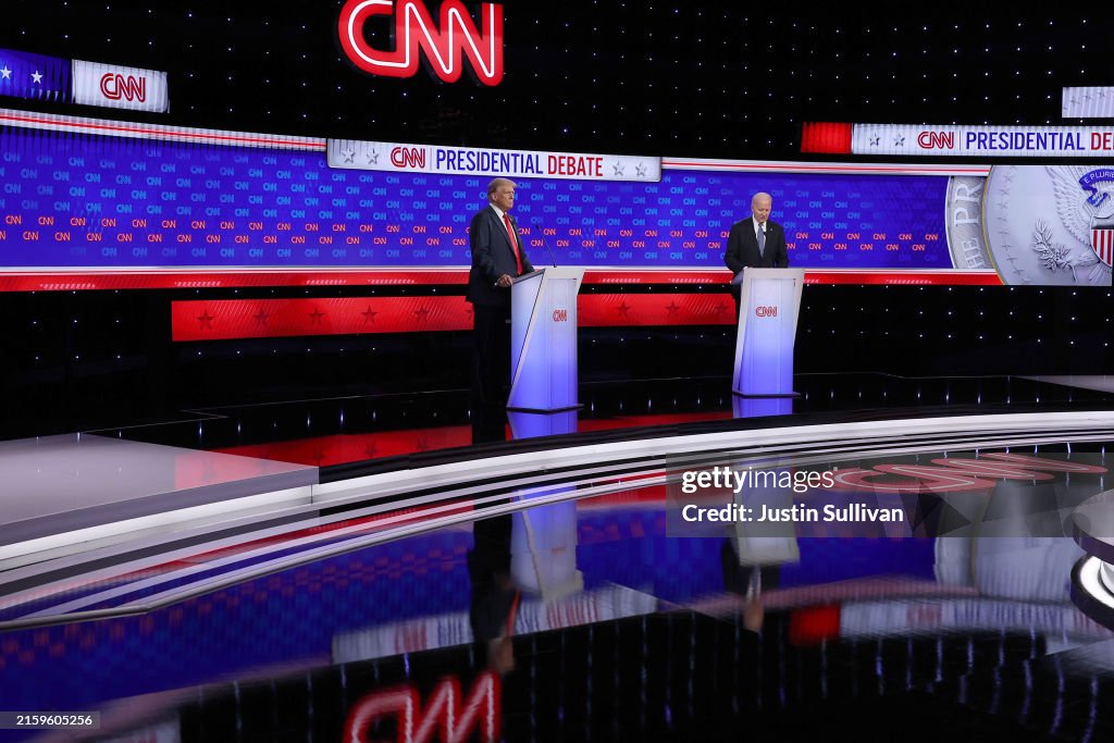 Donald Trump And Joe Biden Participate In First Presidential Debate