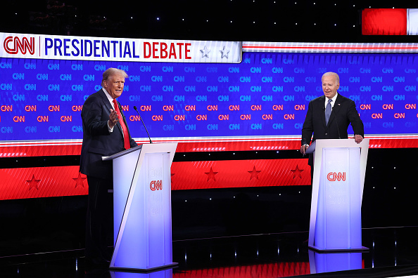 Donald Trump And Joe Biden Participate In First Presidential Debate