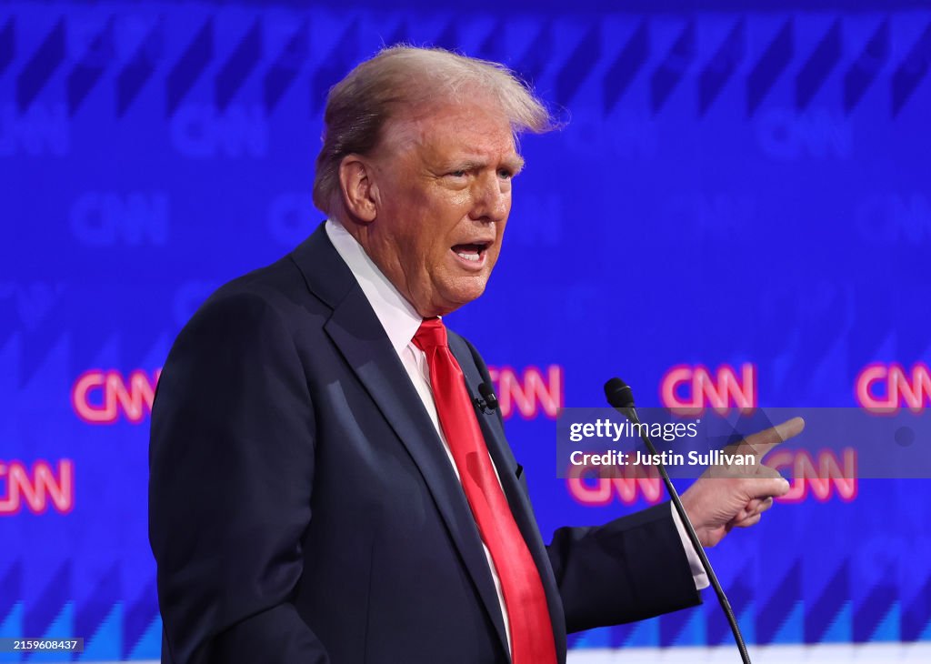 Donald Trump And Joe Biden Participate In First Presidential Debate