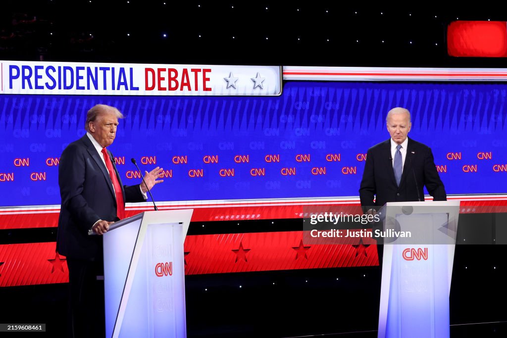 Donald Trump And Joe Biden Participate In First Presidential Debate