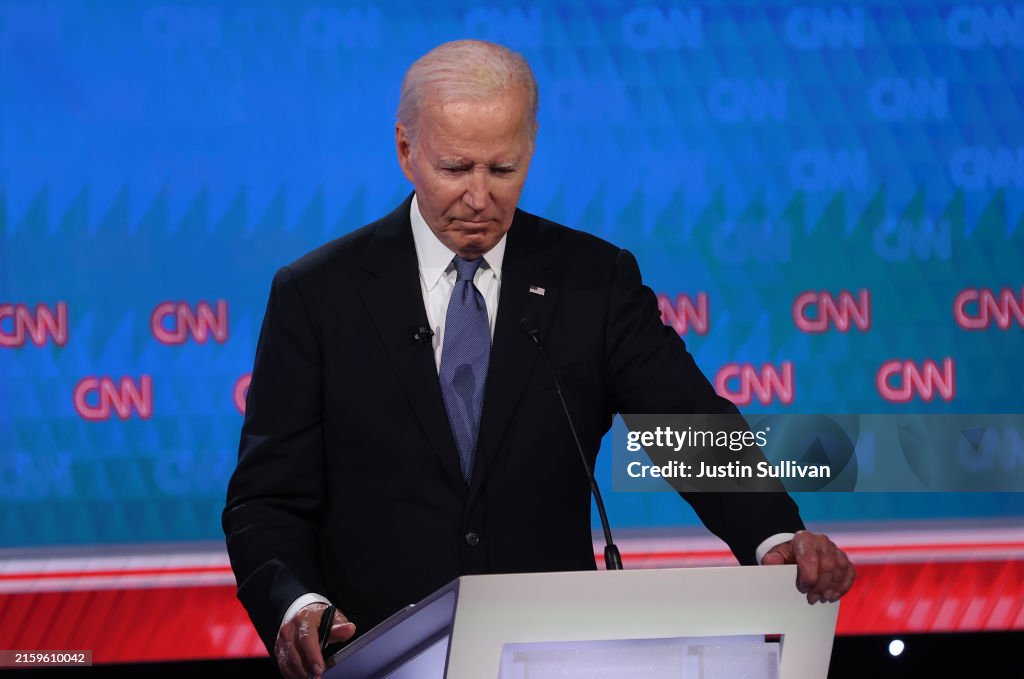 Donald Trump And Joe Biden Participate In First Presidential Debate