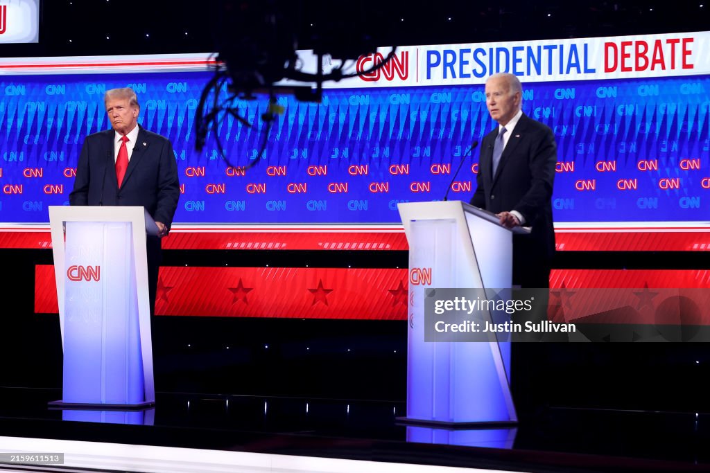 Donald Trump And Joe Biden Participate In First Presidential Debate