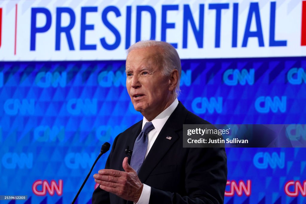 Donald Trump And Joe Biden Participate In First Presidential Debate